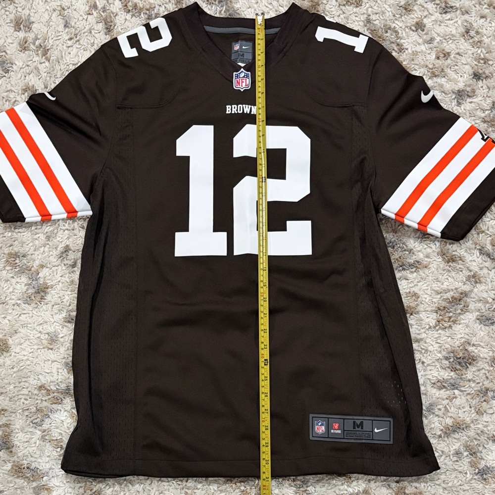 Nike Cleveland Browns #12 Jersey in Brown, White & Orange - Picture 4 of 8